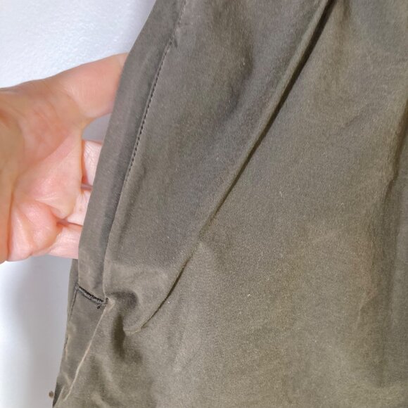 Mens Roundtree & Yorke Outfitters Cargo Hiking Shorts Belt Green L Cotton Nylon - Picture 3 of 8